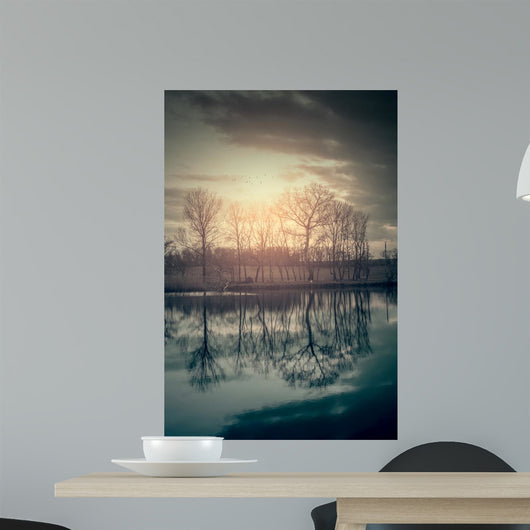 Spooky Lake Wall Decal