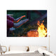 warming hands Wall Mural