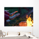warming hands Wall Mural