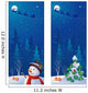 Christmas night vertical banners Wall Decal