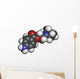 Procaine Topical Anesthetic Drug Molecule. Wall Decal