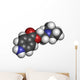 Procaine Topical Anesthetic Drug Molecule. Wall Decal