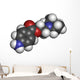 Procaine Topical Anesthetic Drug Molecule. Wall Decal