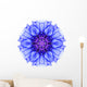 Blue Cornflower Mandala Flower Wall Decal