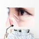 human eye and contact lens Wall Mural