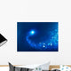 blue lucky star Wall Mural
