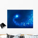 blue lucky star Wall Mural