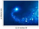 blue lucky star Wall Mural