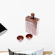 Soju decanter with two glasses Wall Decal