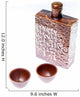 Soju decanter with two glasses Wall Decal