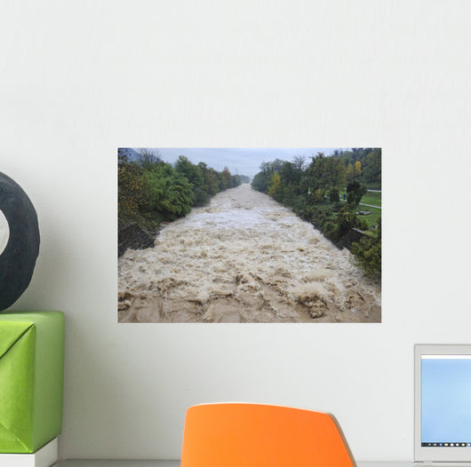 flood warning Wall Mural