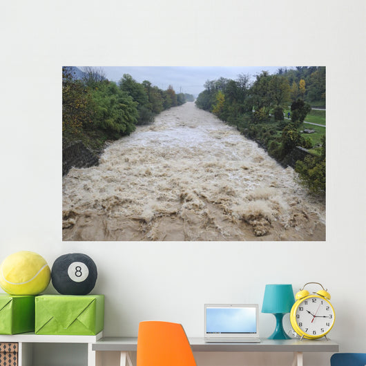 flood warning Wall Mural