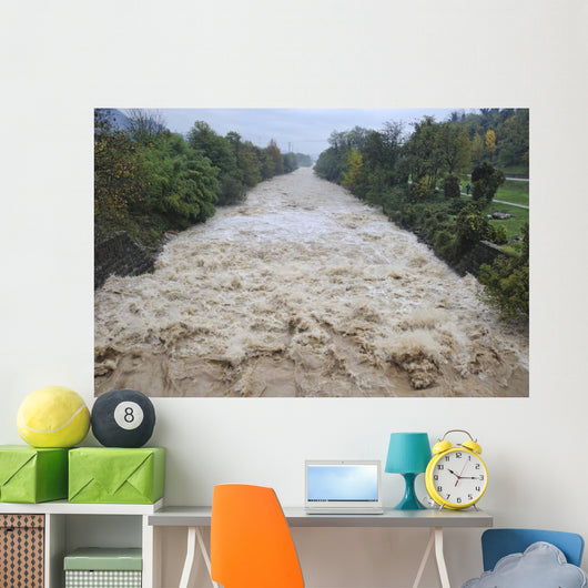 flood warning Wall Mural