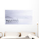 Calm morning on a pier Wall Mural