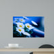 Margeriten Blau Wall Mural