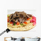 Shawarma Beef With Hummus Wall Mural