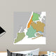 New York Map Wall Decal