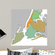 New York Map Wall Decal