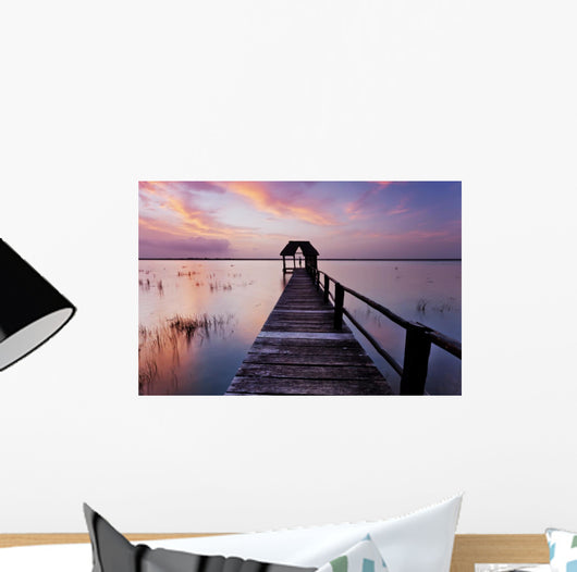 Bacalar sunset Wall Mural