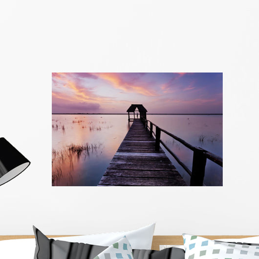 Bacalar sunset Wall Mural