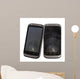 Two Cell Phone with Wall Decal