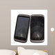 Two Cell Phone with Wall Decal