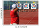 Bow and arrow in the hands of an archer Wall Mural