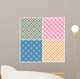 Vector Seamless Patterns Wall Decal