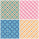 Vector Seamless Patterns Wall Decal