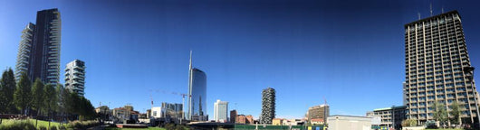 Skyline Grattacieli Milano, Porta Nuova, Italia, Panoramica Wall Decal
