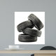 Four New Black Tires Wall Decal