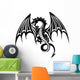 Black dragon Wall Decal
