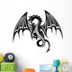 Black dragon Wall Decal