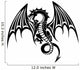 Black dragon Wall Decal