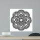 Circle Lace Ornament Wall Decal