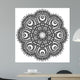 Circle Lace Ornament Wall Decal