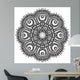 Circle Lace Ornament Wall Decal