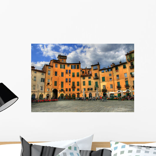 Lucca - Circular Square Wall Mural