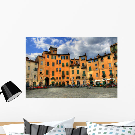 Lucca - Circular Square Wall Mural