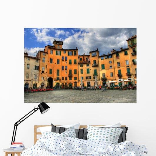 Lucca - Circular Square Wall Mural