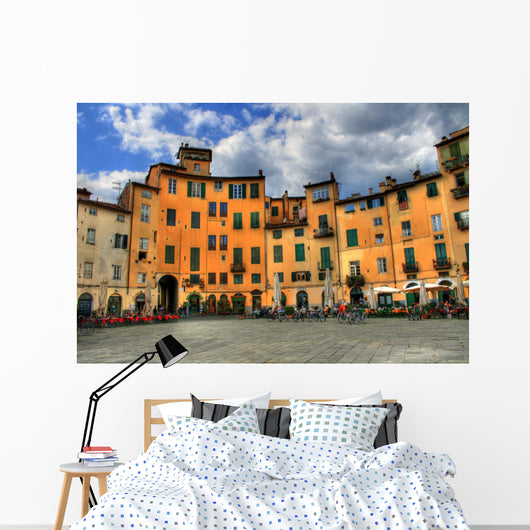 Lucca - Circular Square Wall Mural