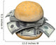 Hamburger with US money Wall Decal
