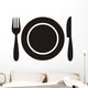 Restaurant menu icon Wall Decal