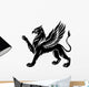Standing griffin with lifted paw Wall Decal