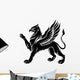 Standing griffin with lifted paw Wall Decal