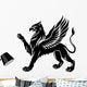 Standing griffin with lifted paw Wall Decal