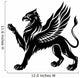 Standing griffin with lifted paw Wall Decal