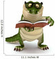 Croc reading book Wall Decal