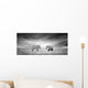 Elephant Wall Decal Panoramic