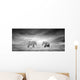 Elephant Wall Decal Panoramic